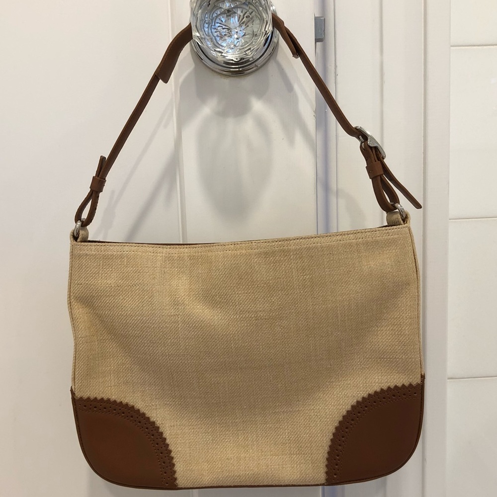 Coach tan mini bag